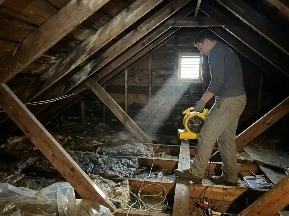 attic-water-damage-drying-proc-007 — frequently asked questions, Emergency Water Extraction & 24/7 Flood Response in Corcora…